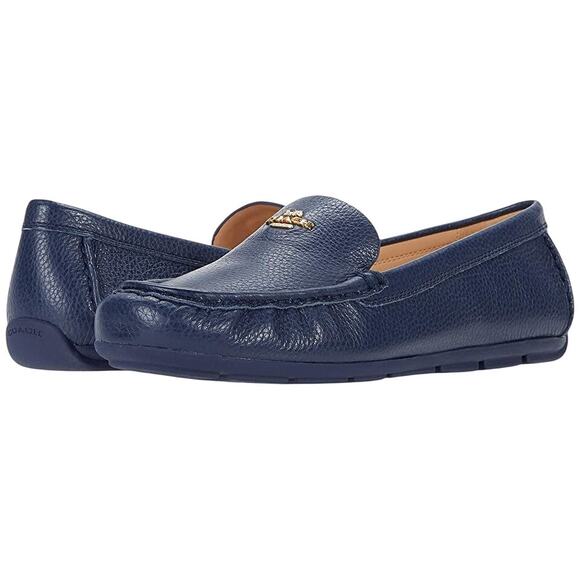 NWT Coach Women's Marley Driver Flats, True Navy, Size 6 - Picture 1 of 6